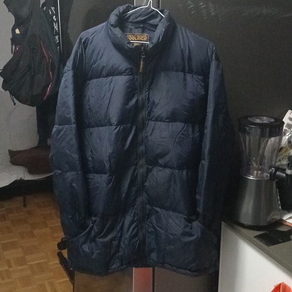 Mens Woolrich Duck Down Puffer Jacket L Navy Blue..CLOSET CLEAROUT SALE - Picture 5 of 8